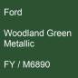 Preview: Ford, Woodland Green Metallic, FY / M6890.